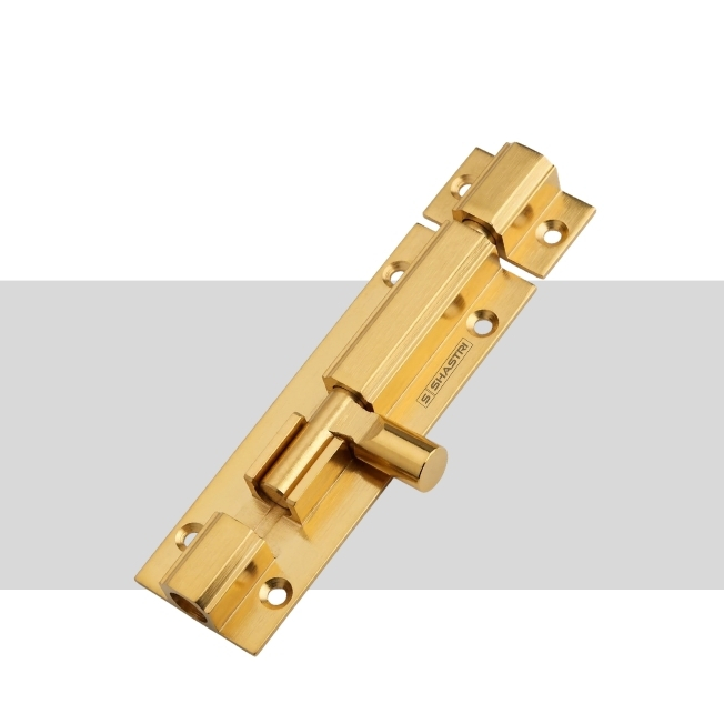 Hex Brass Tower Bolt 3/8
