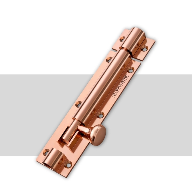 Round Brass Tower Bolt 1/2